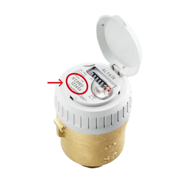 Numéro compteur eau Diehl Altaïr
